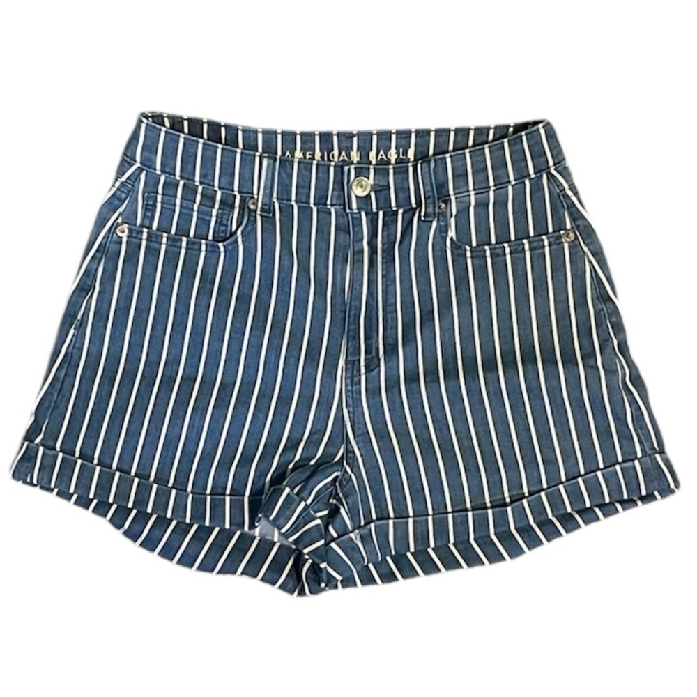 American Eagle Striped‎ Mom Shorts